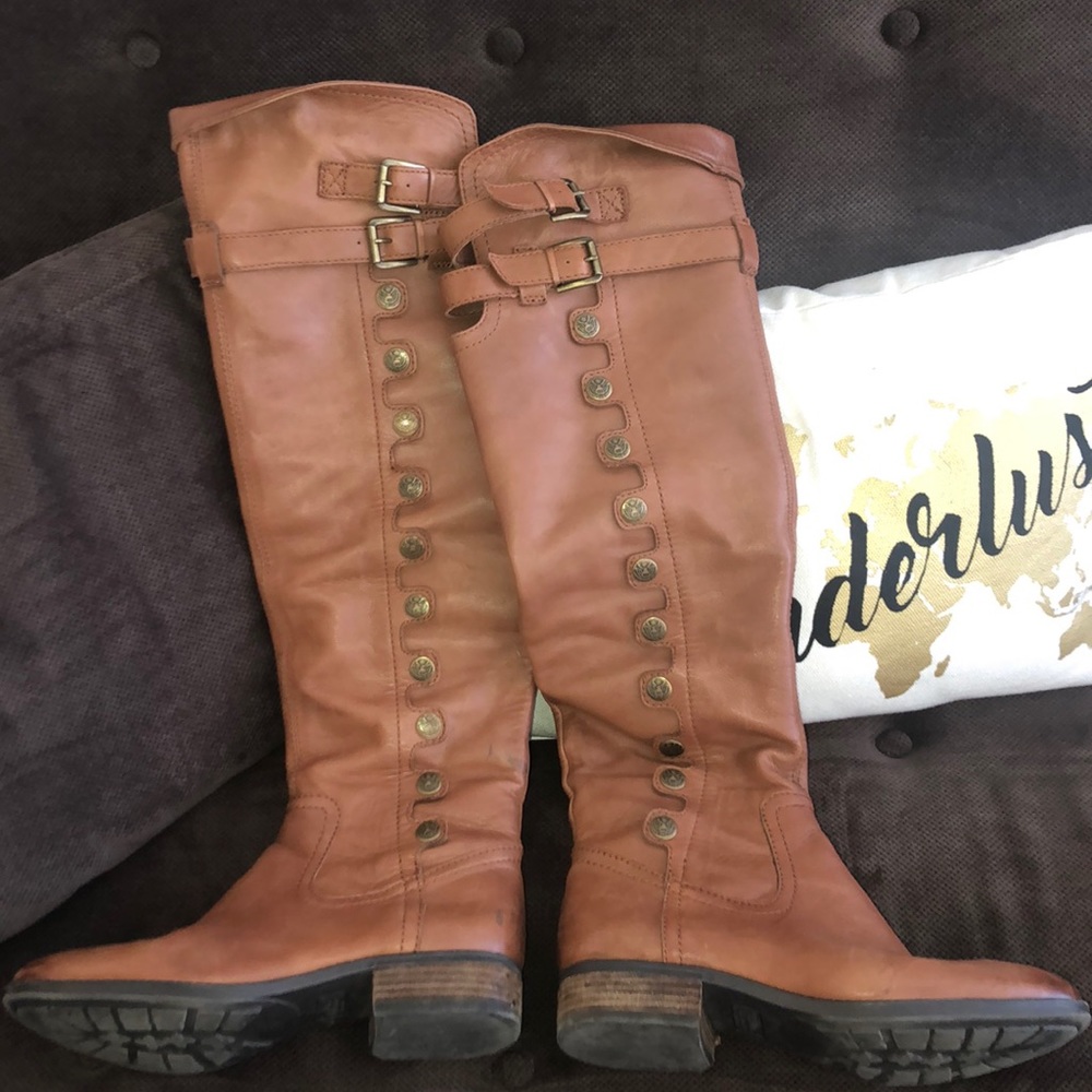 Gorgeous Leather Sam Edelman Knee High Boots!